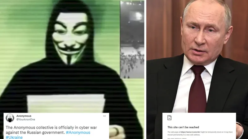 Hackerii Anonymus publică datele personale ale 120.00 de soldați ruși. „Toți trebuie pedepsiți” / Nenyko