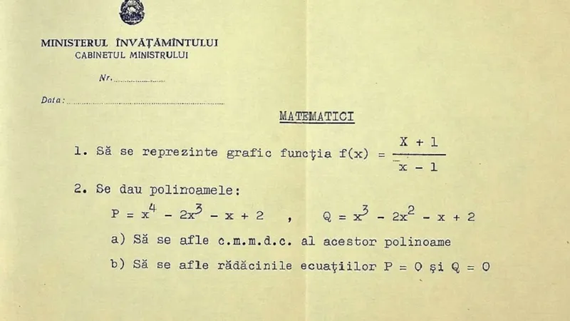 Nicolae Ceaușescu a dat bacalaureatul la 47 de ani