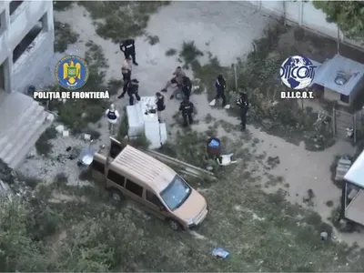 Traficanți de canabis prinși - Foto: captură Poliția de Frontieră - DIICOT