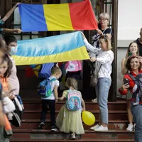 Copiii refugiaților ucraineni merg la școală în România. / Foto: Inquam Photos / George Călin