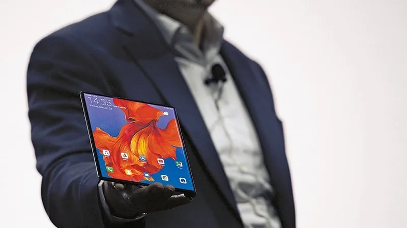 Un smartphone Huawei 5G
