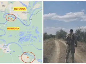 Dronă rusească descoperită la 9 km de orașul Tulcea. A căzut lângă un obiectiv militar românesc - Foto: Colaj/ Digi24/ Imagine cu caracter ilustrativ