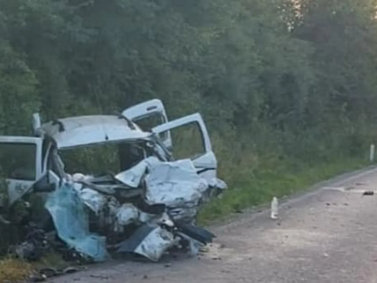Accident mortal, pe DN 72, în Dâmbovița. Cinci persoane au fost rănite. / Foto: Info Trafic 24, Facebook