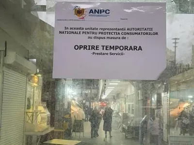 Piaţa Obor din București, închisă temporar de către comisarii ANPC. / Foto: agerpres.ro
