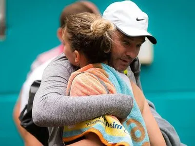 Daniel Dobre alături de Simona Halep