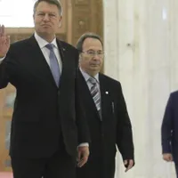 Klaus Iohannis și Valer Dorneanu    Foto: Inquam Photos / Octav Ganea