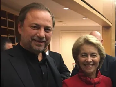 Dan Motreanu și Ursula von der Leyen, șefa CE/FOTO: facebook.com