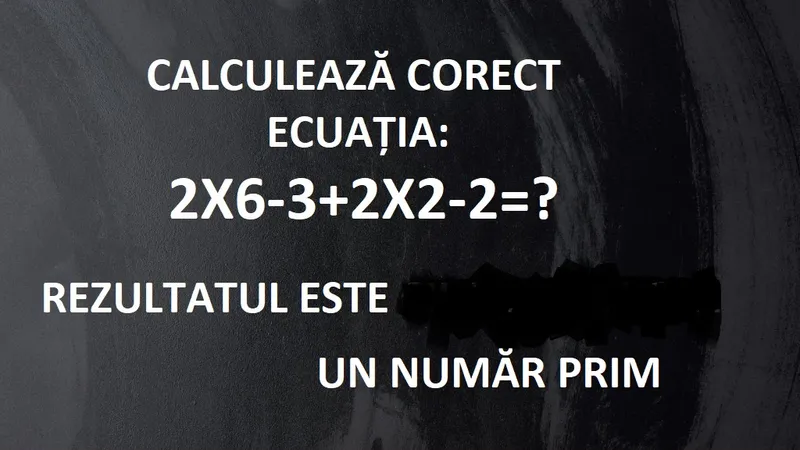 Problemă de matematică Foto: Newsweek
