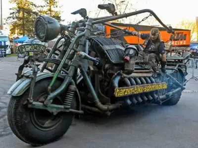 Care este cea mai grea motocicletă din lume - Foto: harzer-bike-schmiede.de