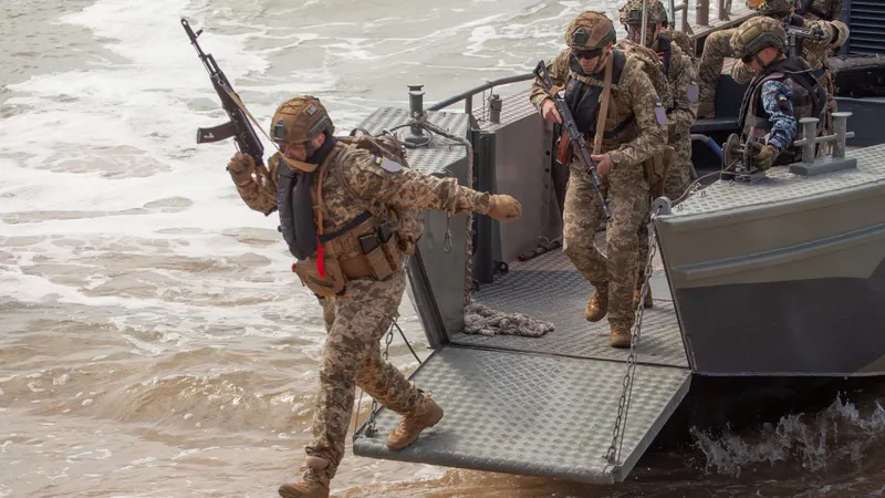 Iohannis a propus Parlamentului un centru de antrenament pentru pușcașii marini ucraineni - Foto: Ukrainian Navy (imagine cu caracter ilustrativ)