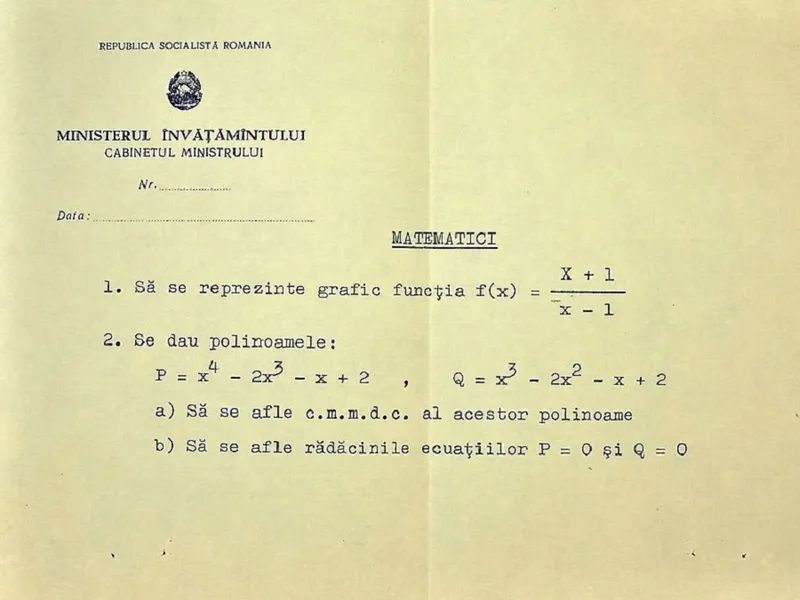 Nicolae Ceaușescu a dat bacalaureatul la 47 de ani