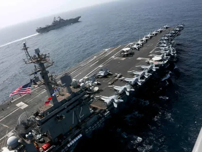 Poravionul USS Abraham Lincoln - Foto: Profimedia images