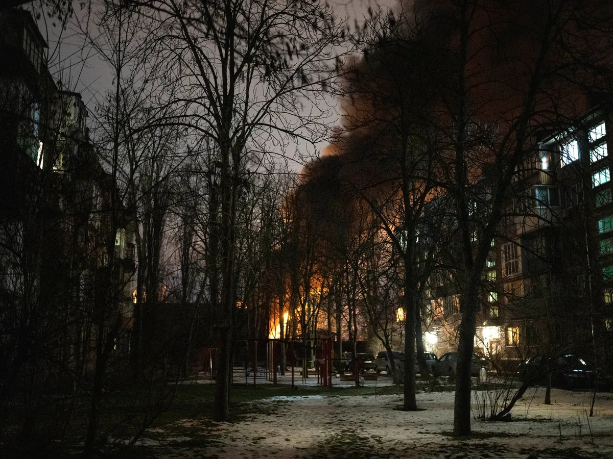 Kiev, în beznă - Foto: Profimedia