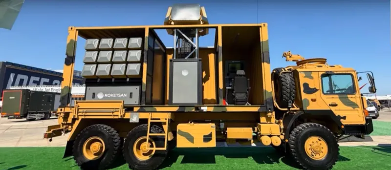 Lansator de muniții EREN de la Roketsan - Foto: Techno Thunder