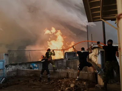 Incendiu Grecia - Foto: Profimedia images