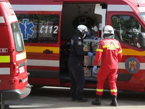 O femeie a murit joi după ce s-ar fi aruncat de pe Casa Presei din Capitală/FOTO: Inquam Photos / Octav Ganea