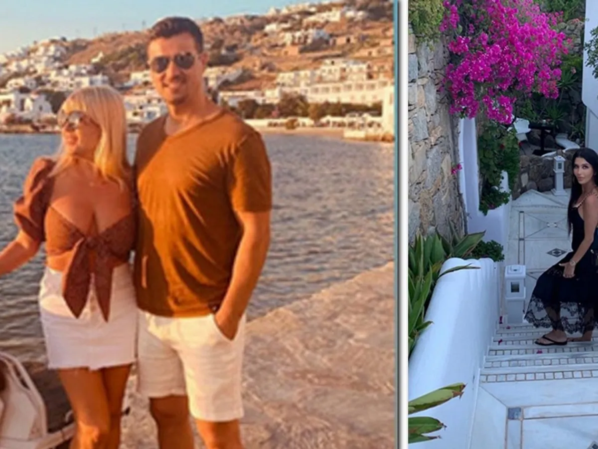 Elena Udrea și Elena Băsescu, vacanță împreună pe „Insula Vânturilor”, Mykonos. / Foto: colaj click.ro