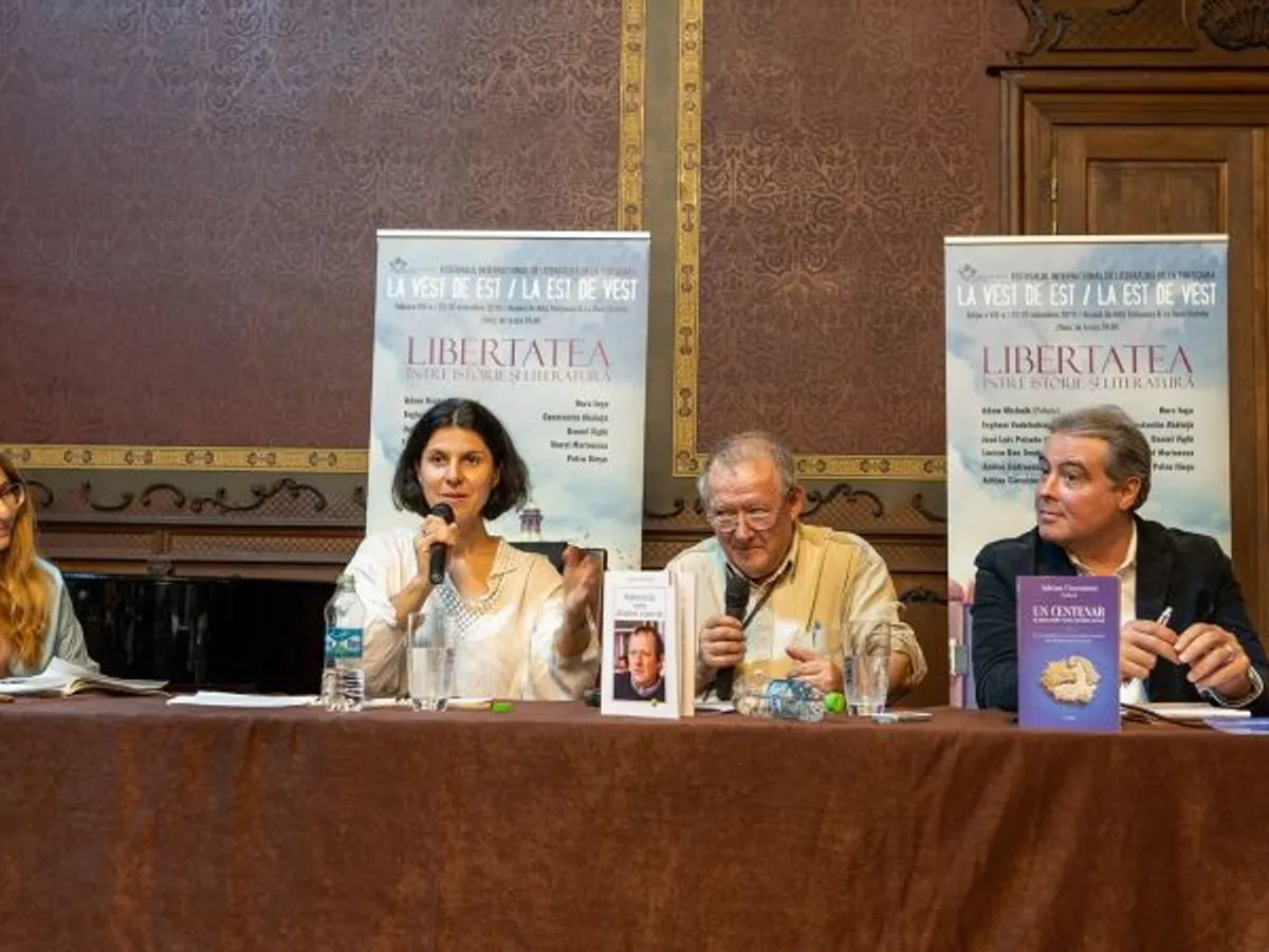 Adam Michnik, la FILTM Timișoara. Foto Eduard Vasilică