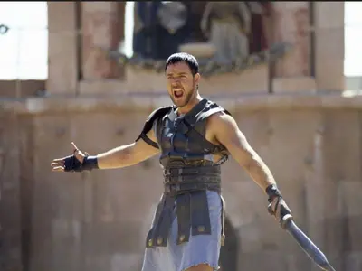 Russell Crowe în Gladiatorul/Foto: facebook