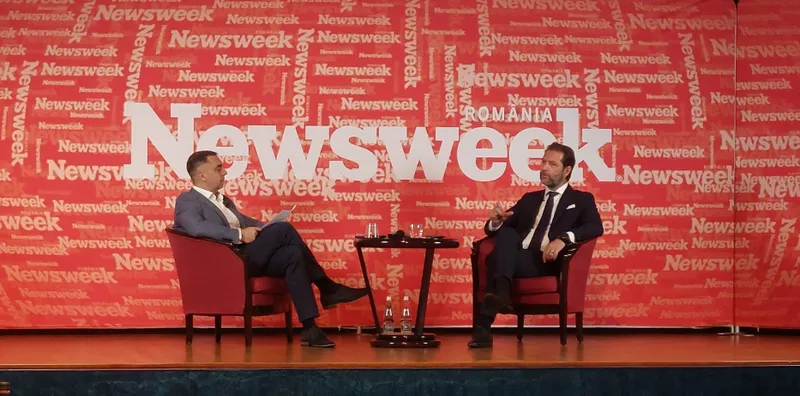 Răzvan Copoiu, Deputy CEO ENEVO Group și Mihai Duță - Foto: Newsweek