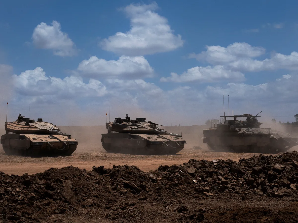 Trupele terestre israeliene au iniţiat o nouă incursiune în oraşul Khan Yunis din Fâşia Gaza Foto: Profimedia Images (imagine cu caracter ilustrativ)