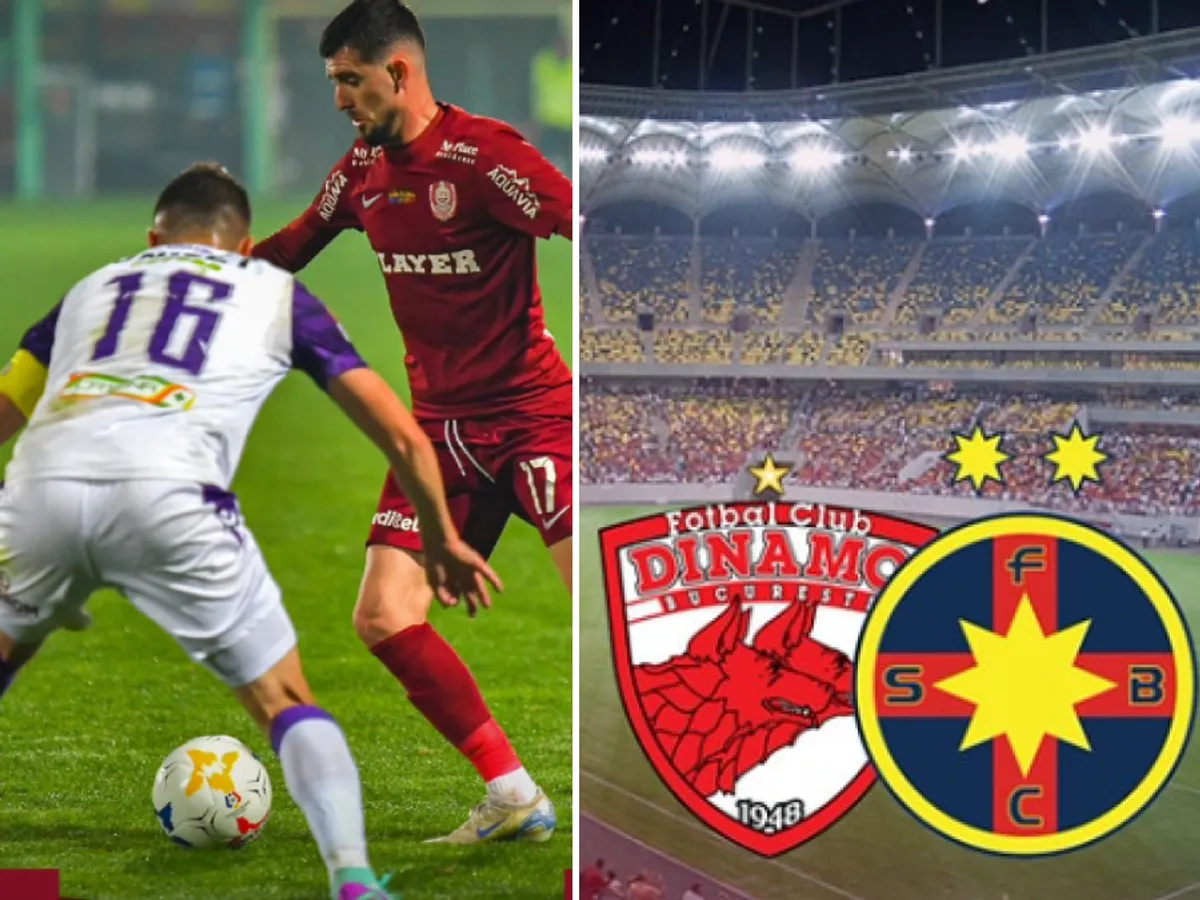 CFR Cluj, blocată de CFC Arges 2-2 în Cupa României. Urmează derby-ul FCSB - Dinamo. Cine transmite - Foto: Profimedia images