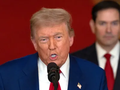 Donald Trump a evocat duminică o posibilă „schimbare de regim” în Iran. Ce mesaj a transmis Foto: AFP(fotografie cu caracter ilustrativ)