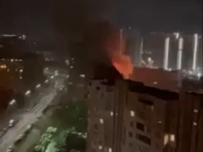 Explozii în Kiev Foto: captură video