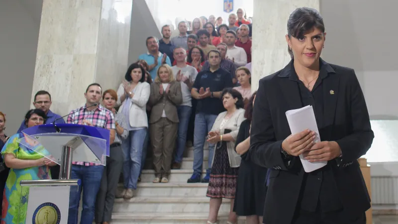 Laura Codruța Kovesi, primele declarații după revocarea din funcție. FOTO: Inquam Photos - Octav Ganea