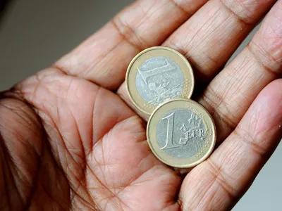 Monedă de 1 euro- Foto: Profimedia Images (rol ilustrativ)