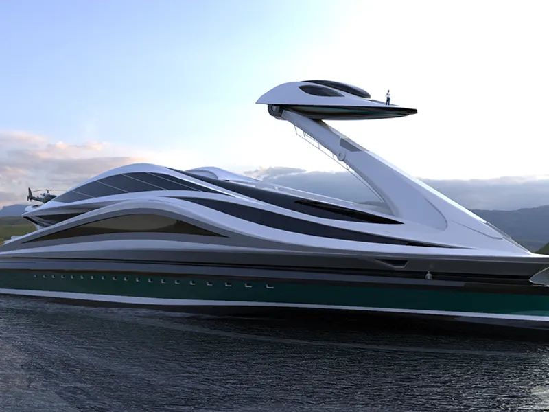 Mega-yacht-ul Avanguardia / Foto: Lazzarini Design Studio