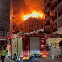 Incendiu în Herăstrău - FOTO:Captură video