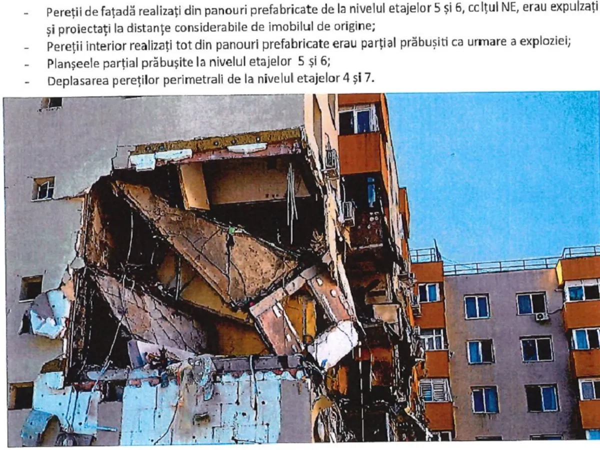 Concluzii explozie Rahova - Foto: ISC