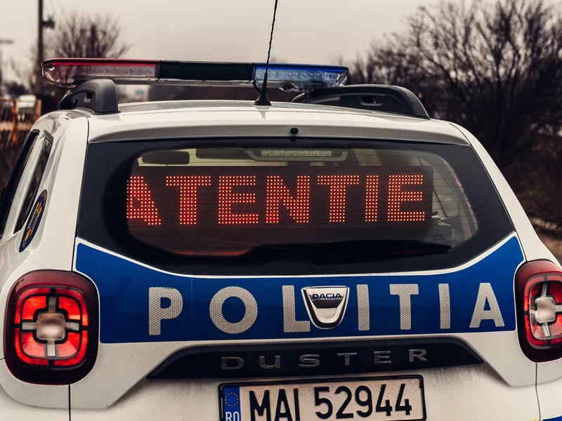 Mașină de poliție/FOTO: Facebook