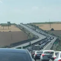 Autostrada Soarelui, blocată/FOTO: realitatea.net
