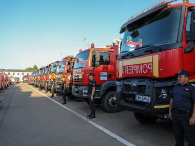 Mașini de pompieri - Foto: Departamentul pentru Situații de Urgență (rol ilustrativ)