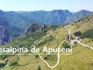 Lucrările de modernizare la Transalpina de Apuseni avansează vizibil. Foto Ziarul Unirea