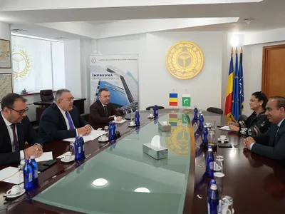 Președintele CCIR, Mihai Daraban, a avut o întâlnire oficială cu E.S. Ilyas Mehmood Nizami, Ambasadorul Republicii Islamice Pakistan în România Foto: CCIR