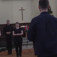 Colind special al unui cor din Marea Britanie. FOTO: Captură video