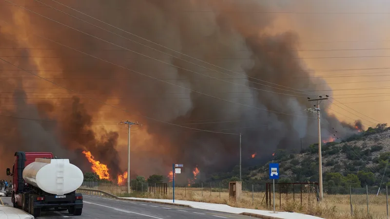 Incendii devastatoare în Grecia -Sursa foto: Profimedia Images