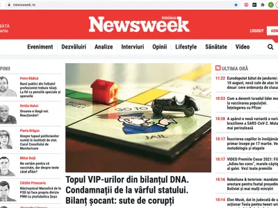 Newsweek.ro, creștere importantă de audiență/FOTO: newsweek.ro