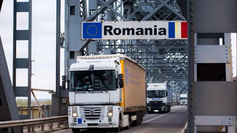 OFICIAL. Rute alternative în perioada reparațiilor oficiale la podul Giurgiu - Ruse - Foto: Poliția de Frontieră