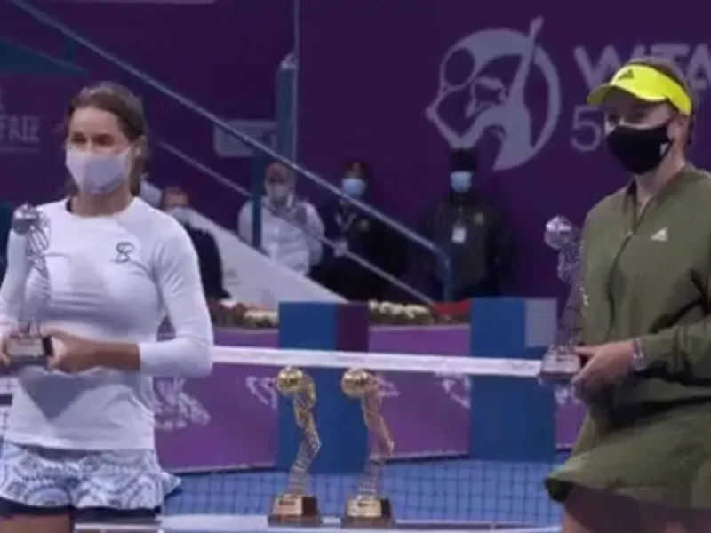 Cuplul Monica Niculescu/Jelena Ostapenko a pierdut dramatic finala de la Doha. Foto WTA