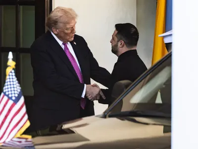 Donald Trump și Volodimir Zelenski  - Foto: Profimedia images