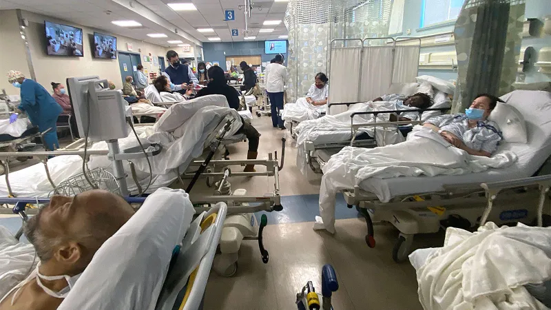 Paturile de terapie intesivă, ocupate complet cu bolnavi COVID în februarie. 73.000 infectări/zi / Medpage