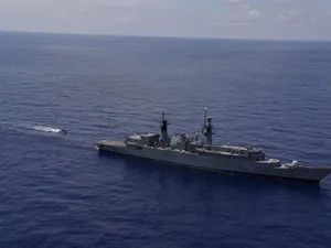 Căutările marinarului român dispărut de pe fregata „Regele Ferdinand” s-au încheiat, dar fără succes - FOTO: Forțele Navale Române