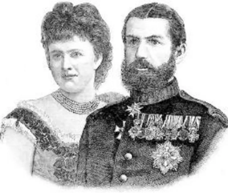 Carol I cu regina Elisabeta