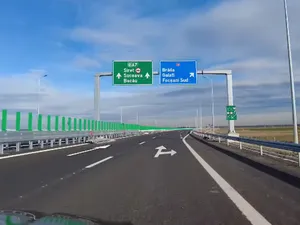 Șoferii pot „zbura” pe autostradă de la Buzău la Focșani. Cum arată ultimul lot dat în trafic - Foto: captură video