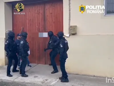 Percheziții - Foto: Poliția Română - DIICOT