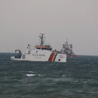 O navă s-a scufundat în Marea Neagră - Foto: Facebook/ Poliția de Frontieră (rol ilustrativ)